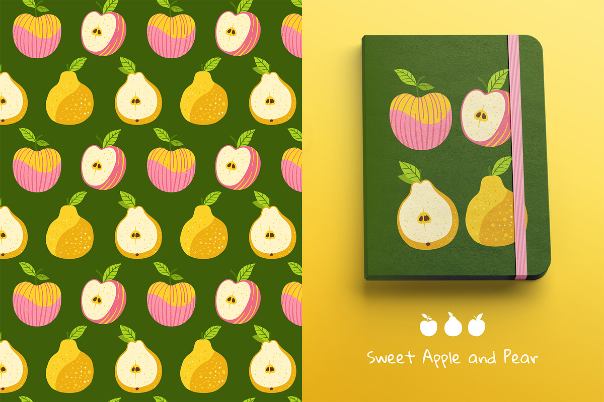 Fruits berries hand drawn vector set, a Food Illustration by Neliakott ♥ (Photo 10 of 11)