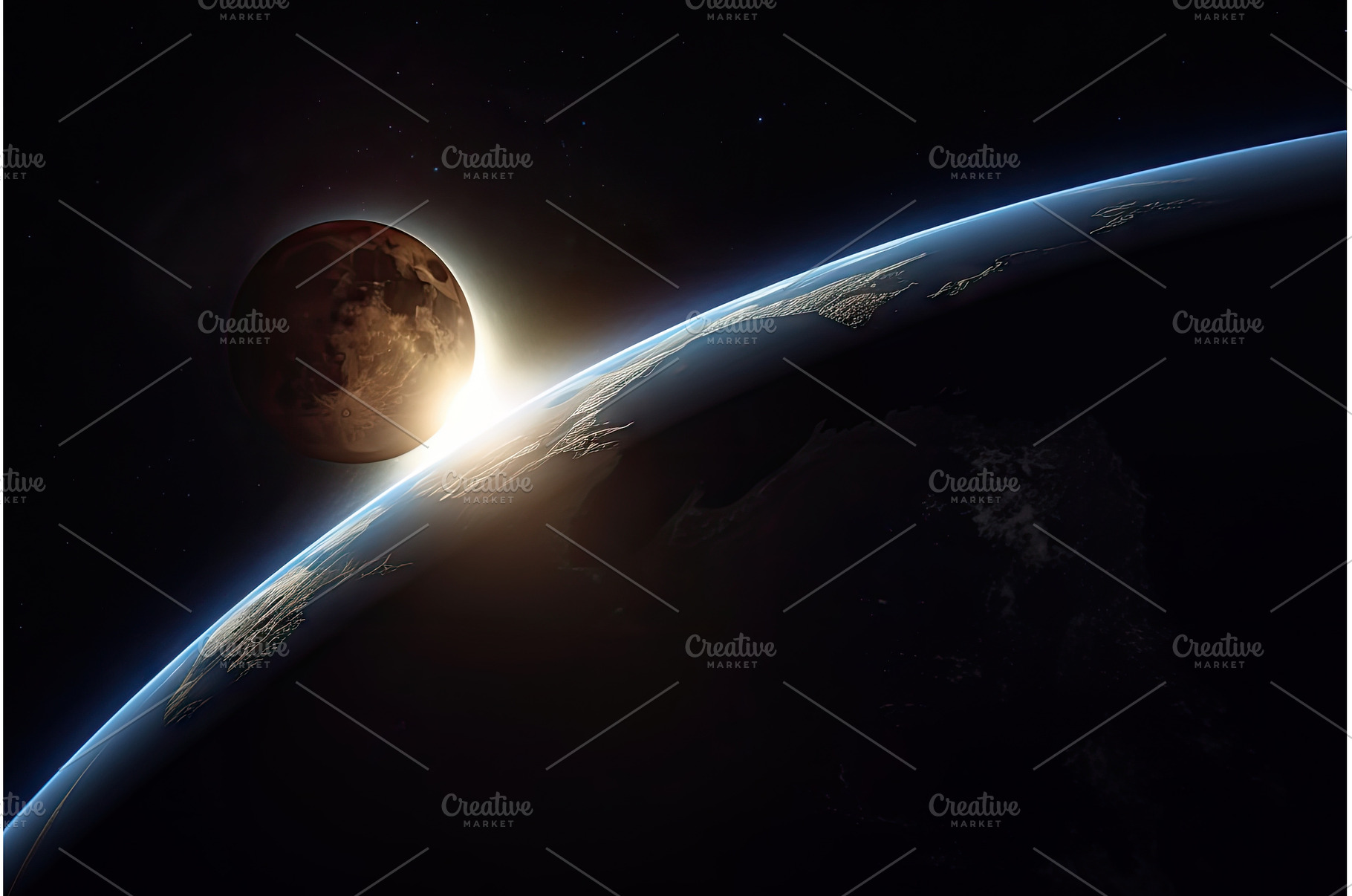 solar eclipse, with the sun shining, a Nature Photo by Sergey Kotenev