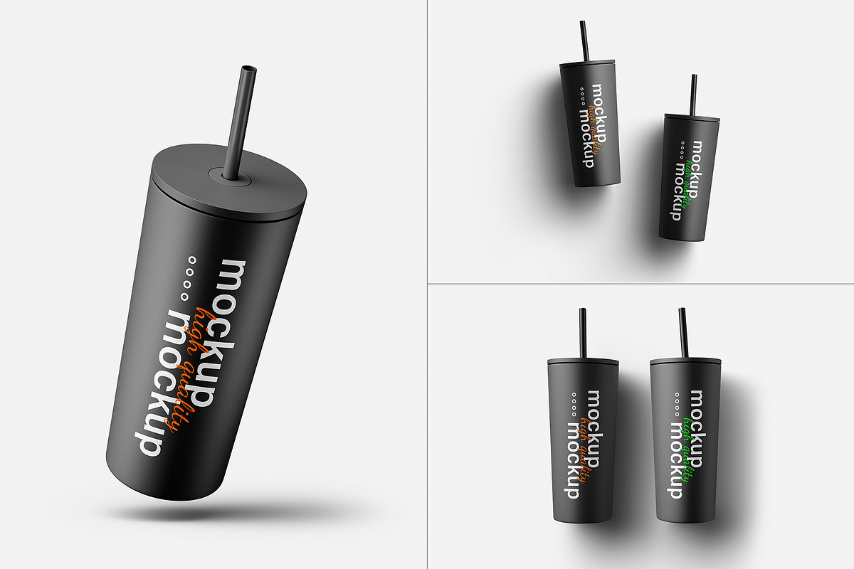 Tumbler Mockup Set, a Cups & Container Mockup by ForgeDesign (Photo 6 of 6)
