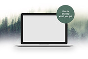 MacBook™ Mockup w/ Photo Background, a Mac Mockup by eppearance (Thumbnail 2 of 5)