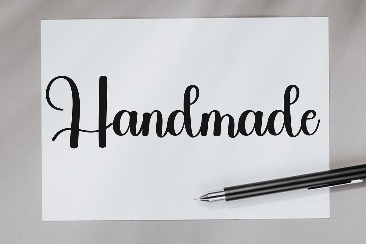 Thick Line, a Handwritten Font by FreshTypeINK (Photo 3 of 8)