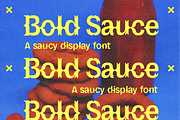 Bold Sauce Display Font, a Blackletter Font by Want Studio (Thumbnail 1 of 5)