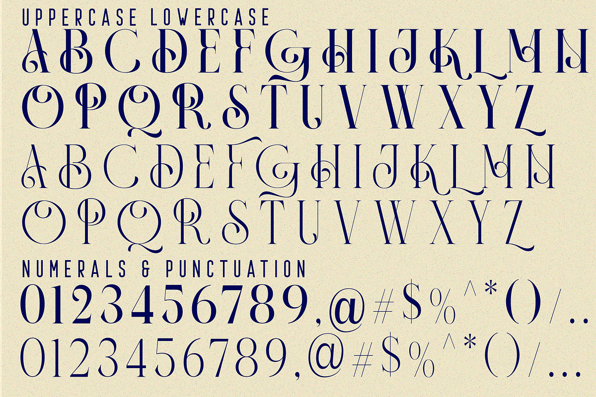 Panorama Ligatures Font, a Serif Font by 177Studio (Photo 8 of 8)
