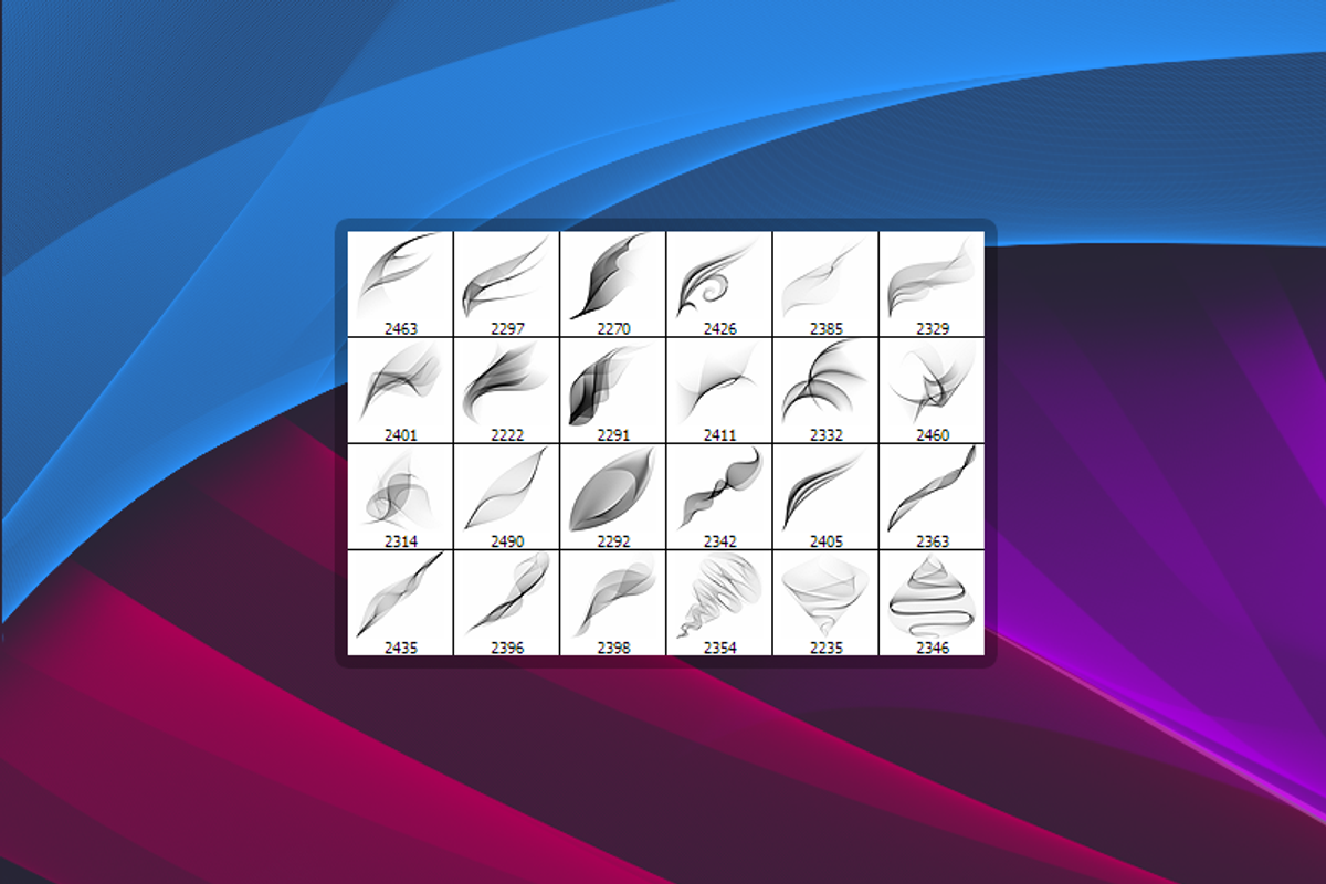 Digital smoke brush pack preview 2