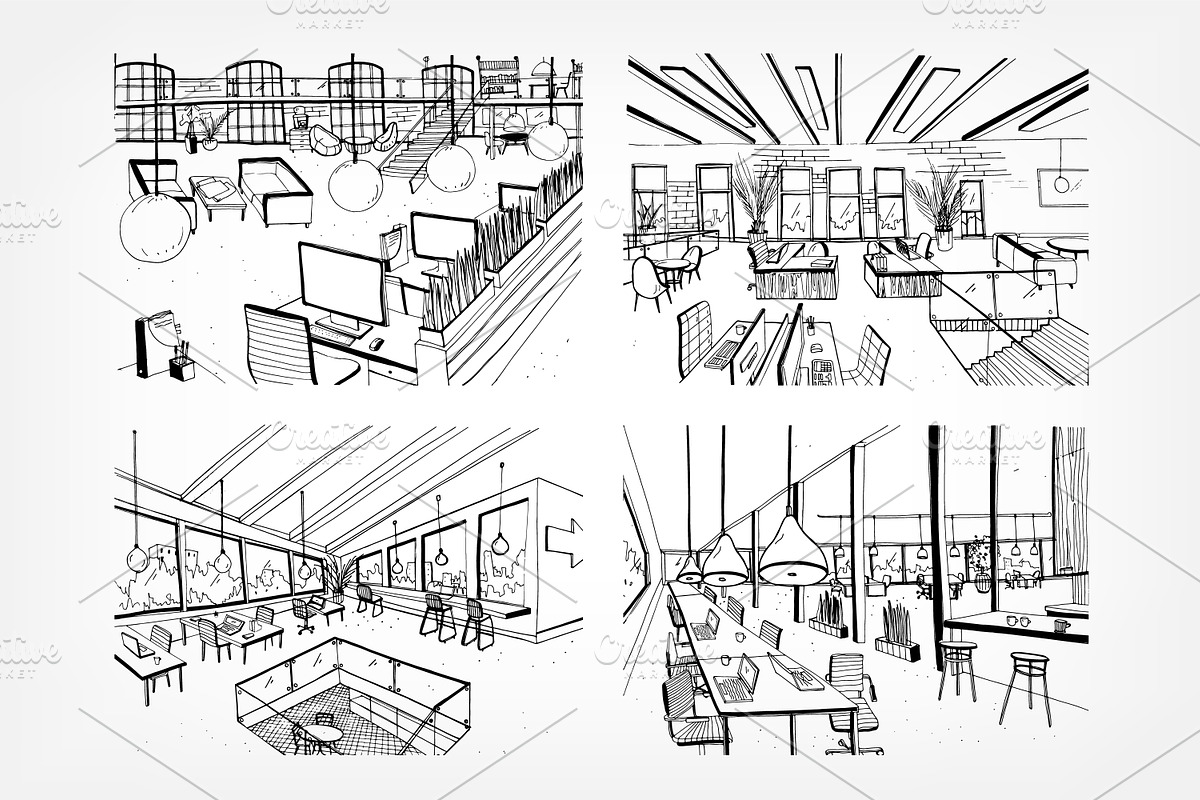 Coworking, open space, workspace, a Work Illustration by Good Studio (Photo 2 of 4)