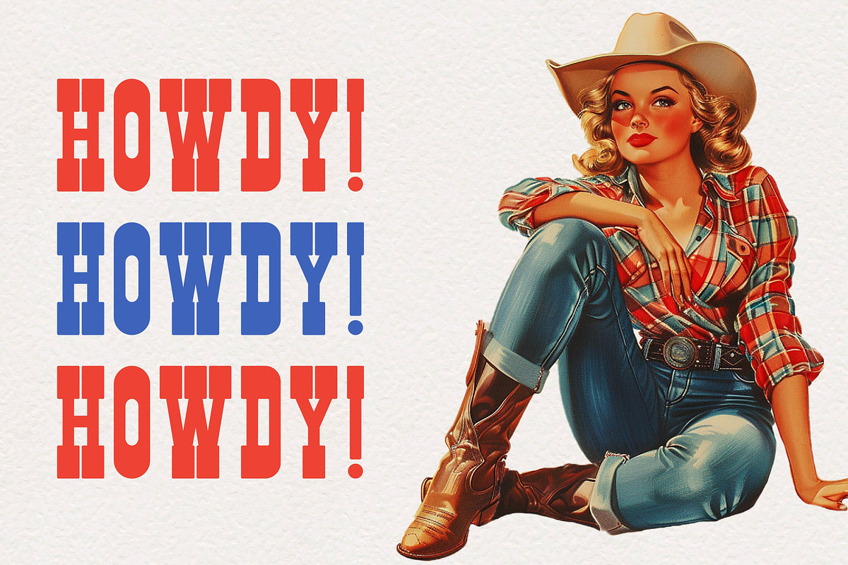 West Arrow - Western Font, a Slab Serif Font by EltaMaxArt (Photo 8 of 13)