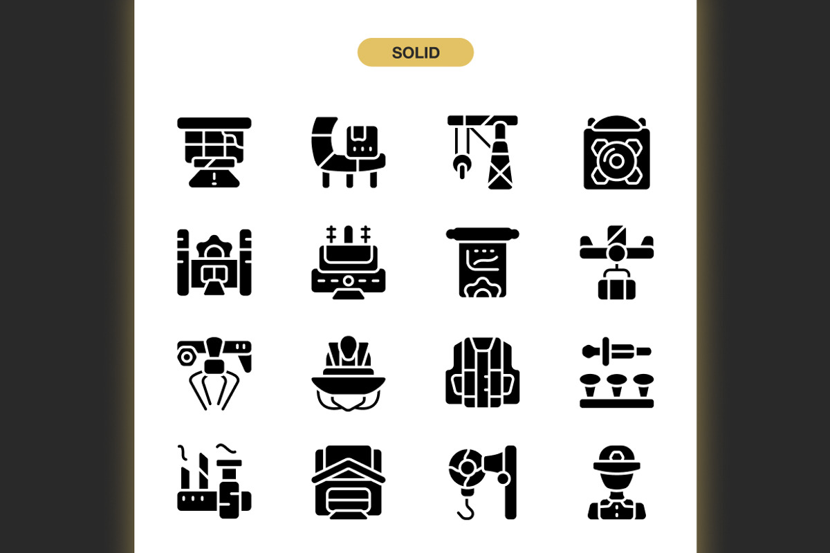 Industrial Work Icons, an Icon by Spacepixel Creative (Photo 3 of 3)