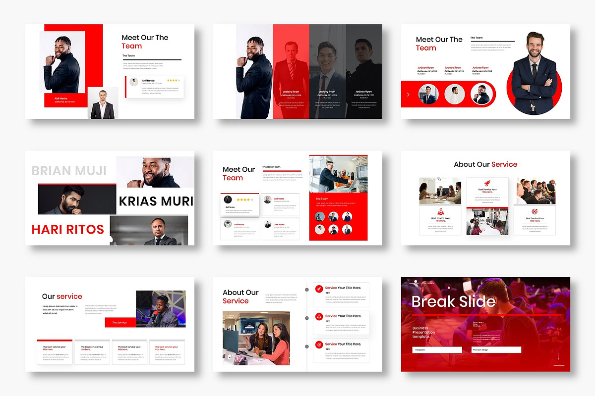 Rewatch – Business PowerPoint Templa, a Presentation Template by Dens Creative Studio (Photo 3 of 6)