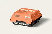 Hamburger Box Mockup, a Packaging Mockup by zippypixelstudio (Thumbnail 2 of 8)