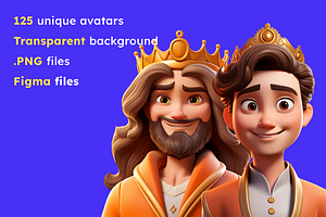 125 Animoji Avatars - Disney King