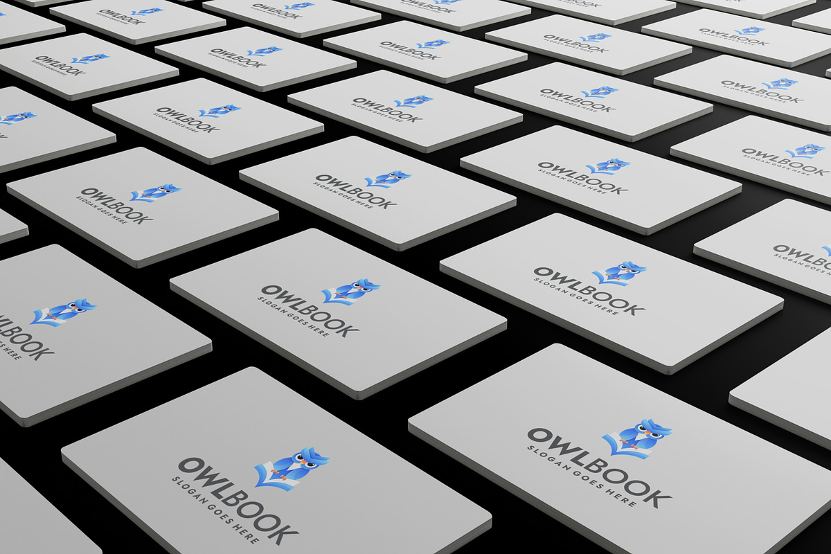 Gradient Modern Owl Book Logo Design, a Branding & Logo Template by Artnivora.Std (Photo 4 of 4)