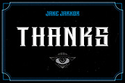 LOS JEFES, a Font by jakejarkor (Thumbnail 4 of 4)