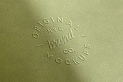 Embossed Fabric Logo Mockups, a Mockup by pixelbuddha.net (Thumbnail 3 of 8)