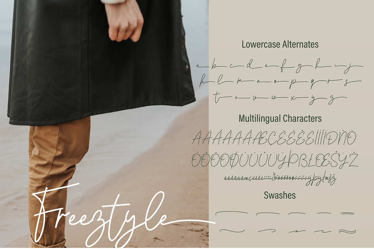 Freeztyle - Monoline Script, a Script Font by erlosDESIGN (Photo 13 of 14)