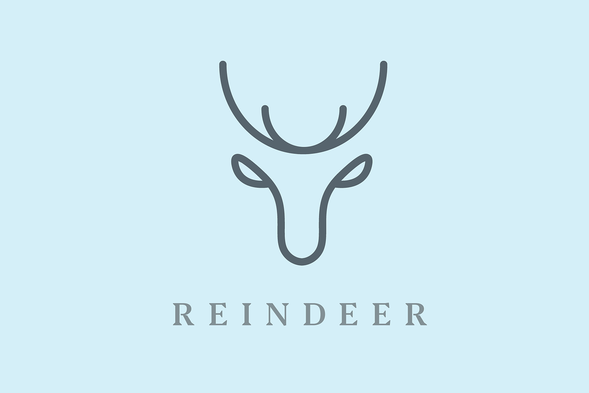 Deer Minimal logo, a Branding & Logo Template by Nues Design (Photo 1 of 3)