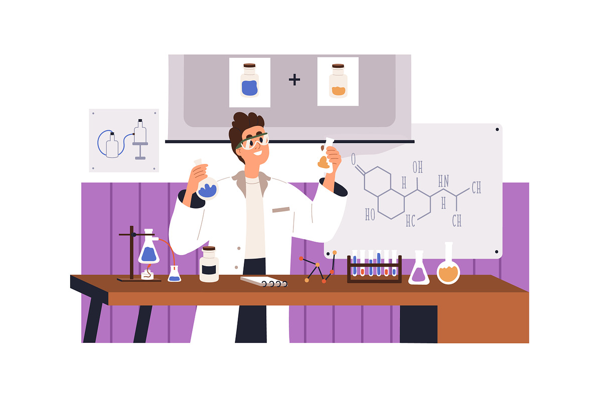 School teachers in classrooms set, an Education Illustration by Good Studio (Photo 7 of 15)