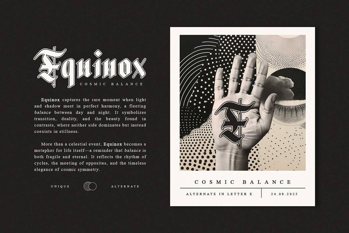 Blackbones – Blackletter Typeface, a Blackletter Font by Krismagraph (Photo 7 of 10)