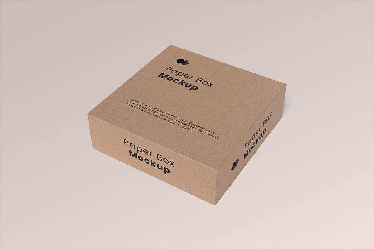 Paper Box Mockup, a Packaging Mockup by swsi-studio (Photo 3 of 5)