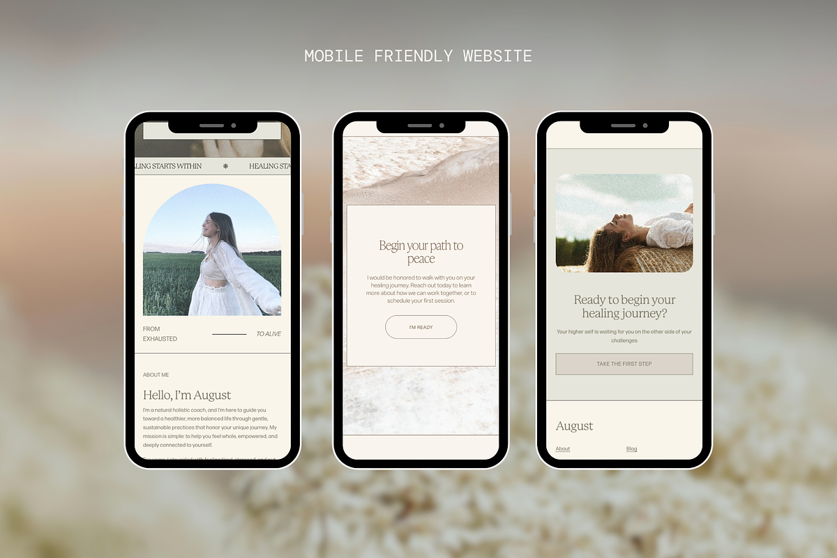 Squarespace Template for Therapist, a Squarespace Template by Soul Mission Studio (Photo 6 of 10)