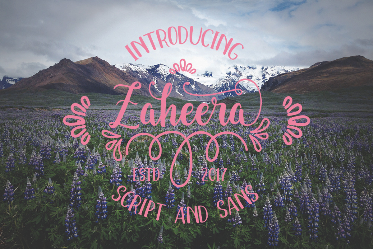 Zaheera Font Duo ( 30 % OFF )