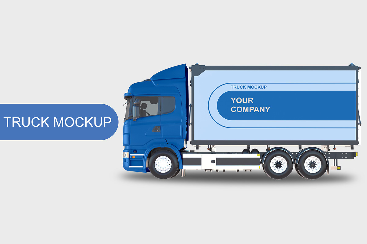 Truck Mockup, a Cups & Container Mockup by MARCOS BRITO PRO (Photo 3 of 5)