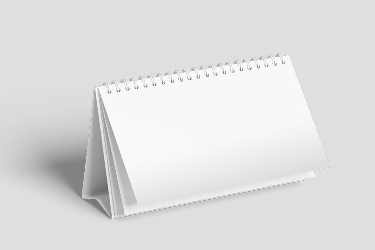 Desk Calendar Mockup Set, a Mockup by graphicsauce (Photo 3 of 4)