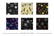 Dandelion Retro Art Style Patterns, a Pattern Graphic by karenfoleyphoto (Thumbnail 11 of 13)