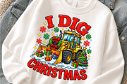 I Dig Christmas Funny PNG Design, an Object Graphic by Zahyl Studio (Thumbnail 3 of 7)