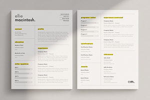 Minimal Creative Resume Canva, a Resume Template by frommakertomaker