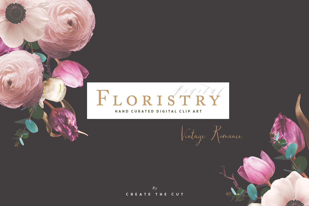 Digital Floristry - Vintage Romance, an Illustration by Create The Cut (Photo 1 of 5)