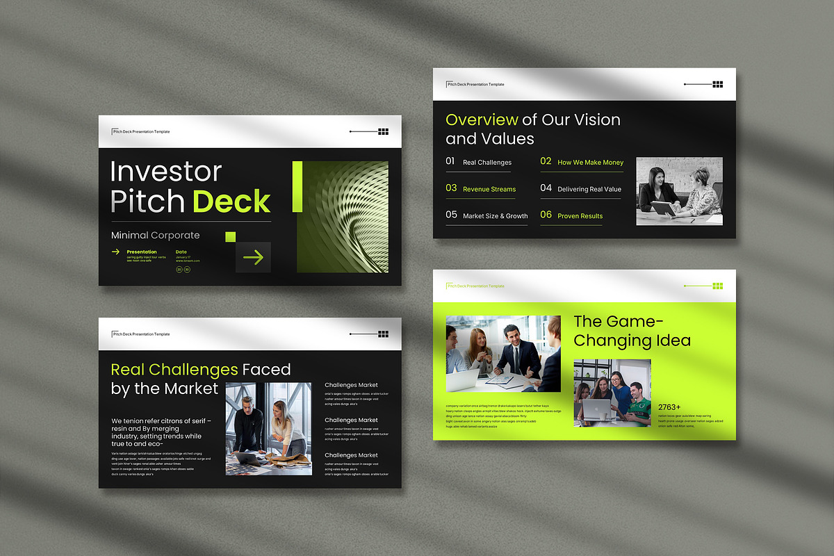 Investor Pitch Deck Presentation, a Presentation Template by Pradaxa (Photo 4 of 7)