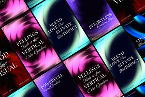 Looping Gradient Vertical Background, a Social Media Template by Loin Studio