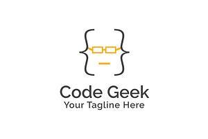 Code Geek Logo Template