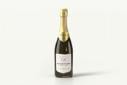 Champagne Bottle Mock-up, a Product Mockup by zippypixelstudio (Thumbnail 13 of 16)