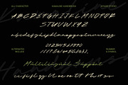 Kamaline Handbrush - Brush Script, a Script Font by Afkari Studio (Thumbnail 10 of 10)