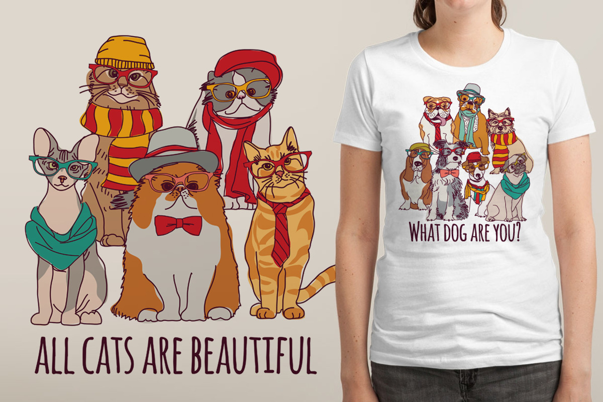 Vector fashion pets set, an Animal Illustration by Crowhouse (Photo 3 of 6)