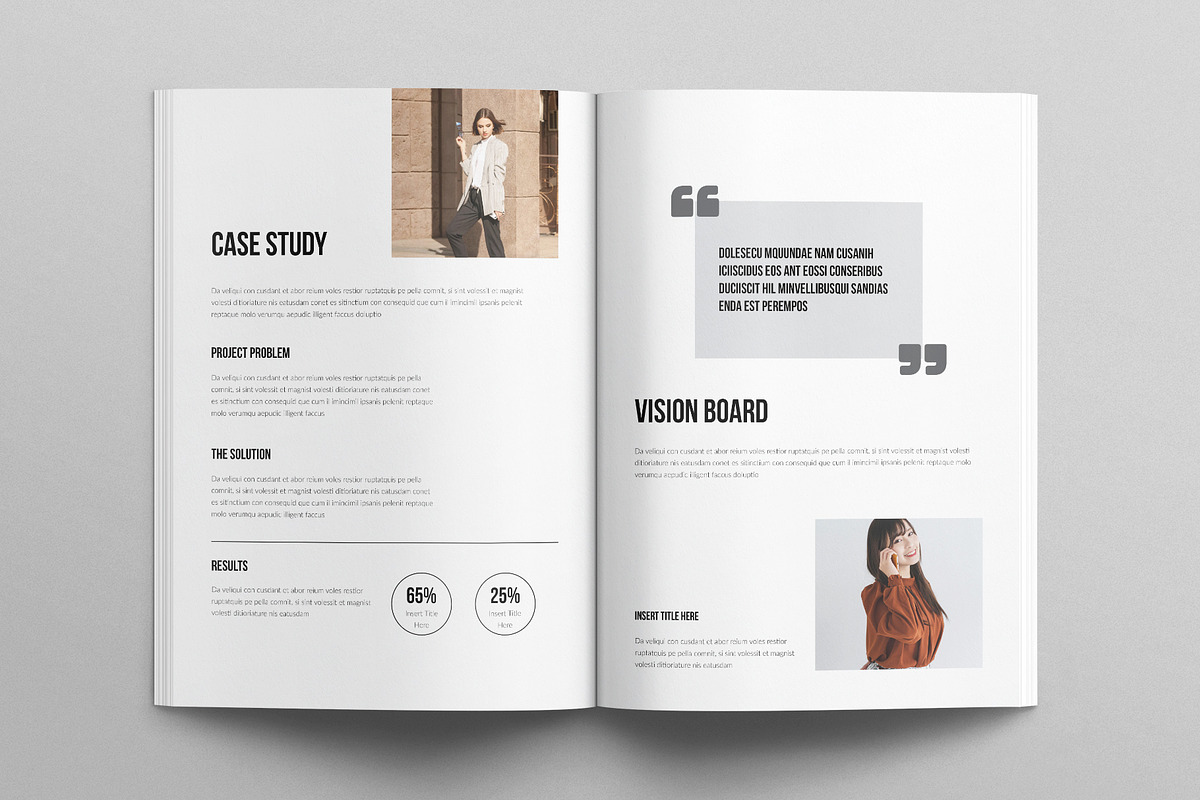 Services & Pricing Guide Template, a Brochure Template by E-Type (Photo 4 of 7)