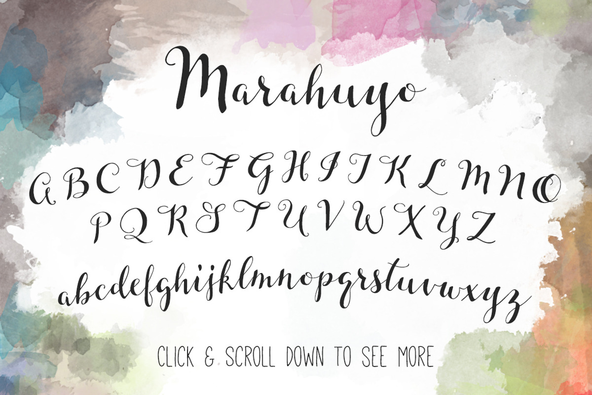 Marahuyo Font Family Set preview 3