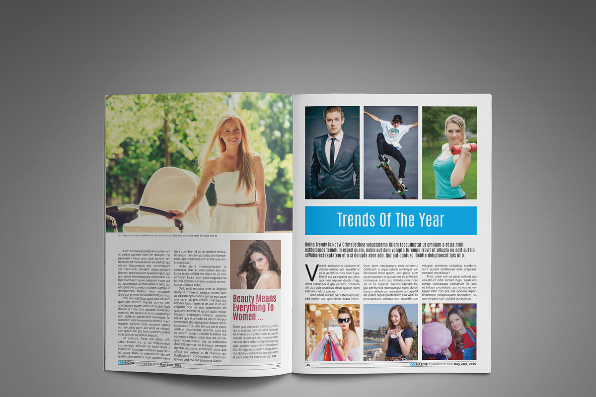 A Cremazine Template, a Magazine Template by GreenDesign (Photo 5 of 5)