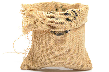 Empty burlap sack