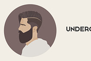 Undercut hairstye, an Illustration by 2D/3D (Thumbnail 2 of 2)