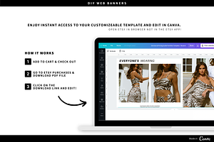 Canva Web Banner Kit