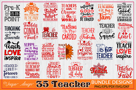 Teacher SVG T shirt Bundle vol-2