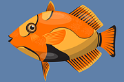 Tropical Fishes Crafts, an Animal Illustration by Dz Akali (Thumbnail 5 of 7)