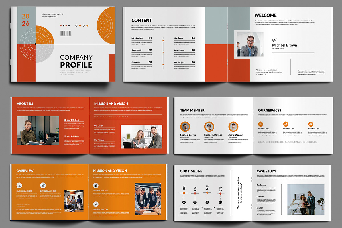 Company Profile Design Layout