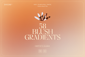 Blush Gradients - 58 Mesh Bundle