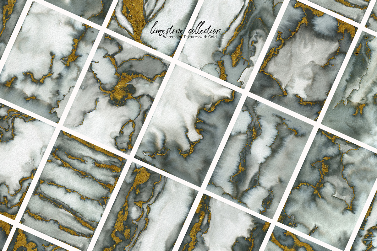 Limestone Watercolor Textures, a Texture Graphic by Marmoris.Arts (Photo 6 of 16)