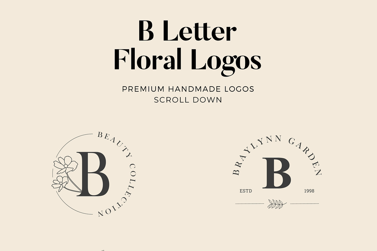 520 A to Z Floral Logos Bundle, a Branding & Logo Template by AN Productions (Photo 11 of 223)