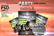 Vintage Flyer Template, a Flyer Template by zheksha (Thumbnail 1 of 2)