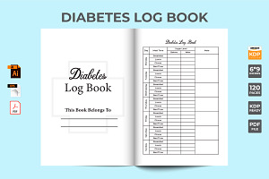 Diabetes Logbook KDP Interior Vector